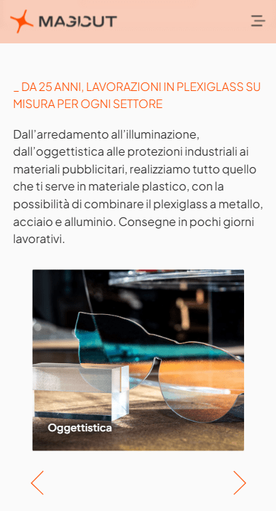 sito web Magicut Srl