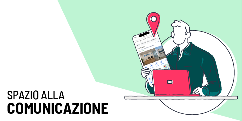 Uomo che crea la scheda di